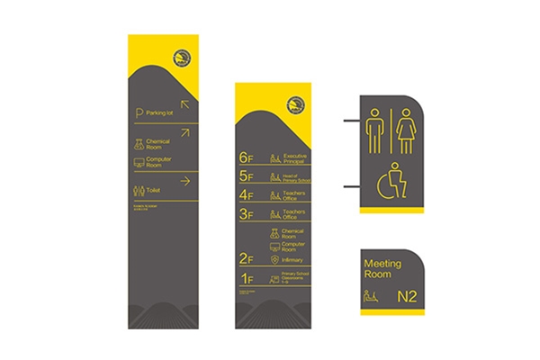 凯文学校标识导视系统